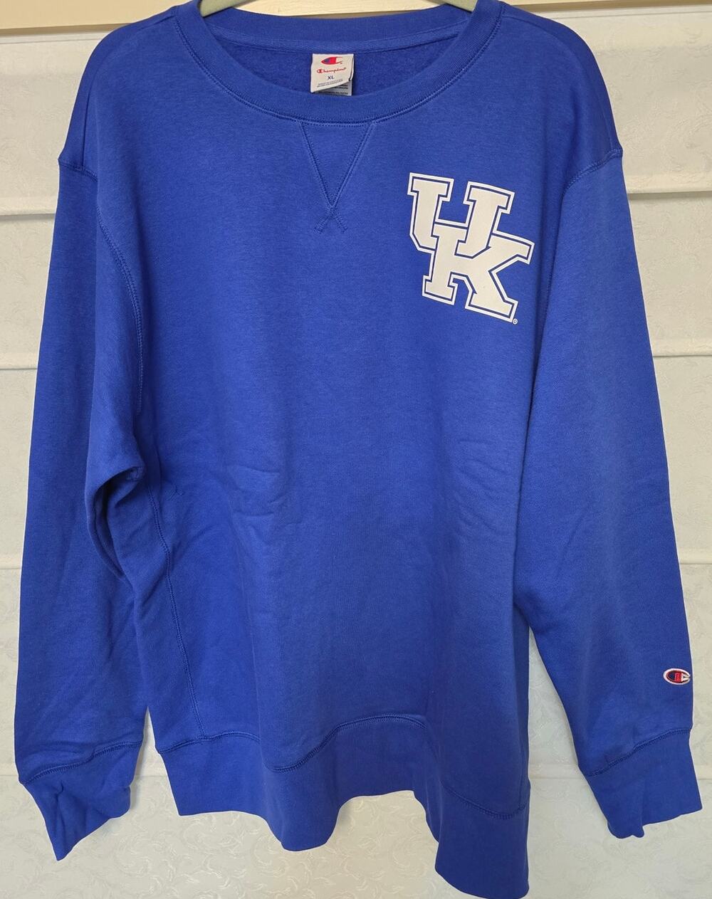 Champion Kentucky Wildcats Men's XL Blue Crewneck Sweatshirt NCAA UK NWT NEW